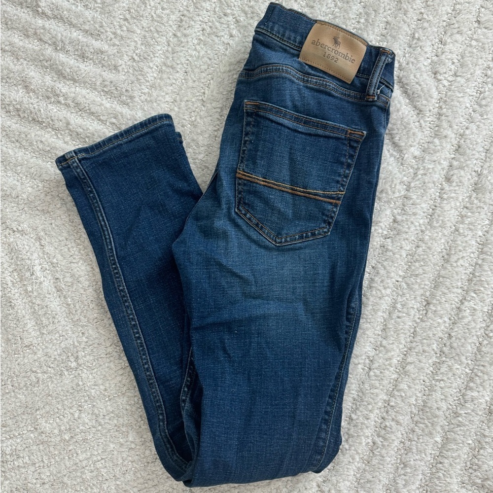 Abercrombie Kids Skinny Dark Denim Jeans - Size 15/16